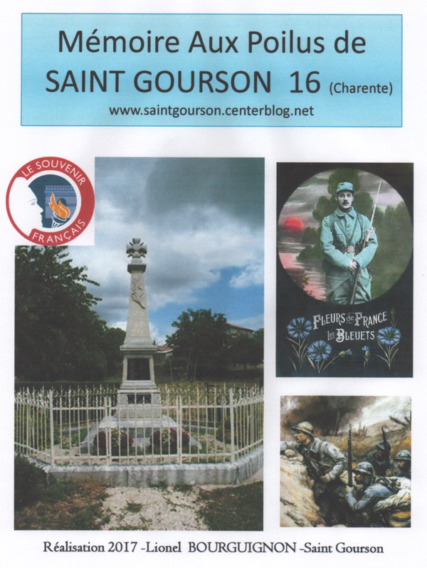 Mémoire Aux Poilus De Saint Gourson par Lionel BOURGUIGNON